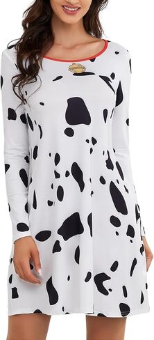 زي الدلماسي للسيدات، فستان قصير بأكمام طويلة للحفلات التنكرية in Kuwait