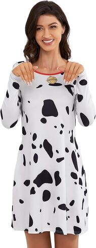 زي الدلماسي للسيدات، فستان قصير بأكمام طويلة للحفلات التنكرية in Kuwait