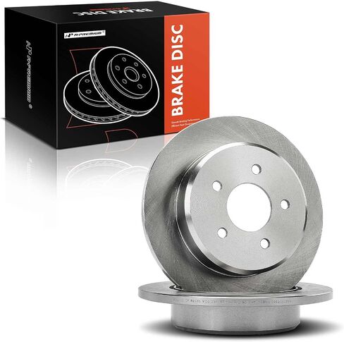 A-Premium 11.42 inch (290.00mm) Rear Solid Disc Brake Rotors Compatible with Ford, Lincoln, Mercury Models - Crown Victoria 1992-1995, Town Car 1991-1995, Grand Marquis 1992-1995, 2-PC Set in Saudi Arabia