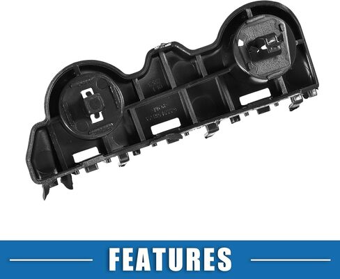 Front Bumper Bracket No.622245RB0A Right Passenger Side Bumper Bracket Replacement for Nissan Kicks 2017-2020 Plastic Black in Saudi Arabia