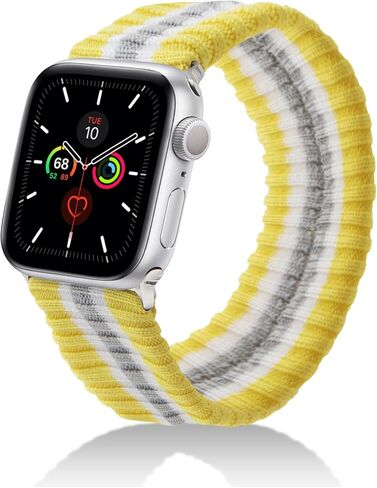 Sonix Knit Watch Band Compatible with ﻿Apple Watch | Stretch Ribbed Knit, Stylish, Sporty | 41mm/40mm/38mm, Series 9/8/7/6/5/4/3/2/1/SE in Kuwait