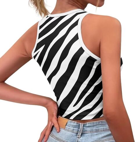Women's Sleeveless Tank Tops Comfy Summer Halter Vest Tops Cropped Stretchy Undershirt in Kuwait