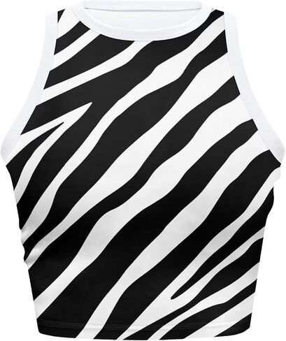 Women's Sleeveless Tank Tops Comfy Summer Halter Vest Tops Cropped Stretchy Undershirt in Kuwait