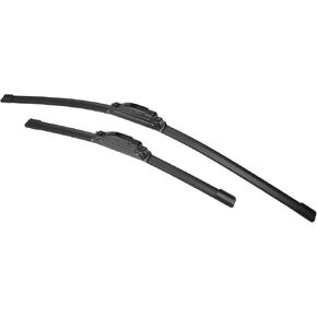 X AUTOHAUX 2pcs 26"+16" Silicone Front Windshield Wiper Blade for Toyota Corolla 2020-2023 Windscreen Wiper OE Replacement Set All-Seasons J/U Hook