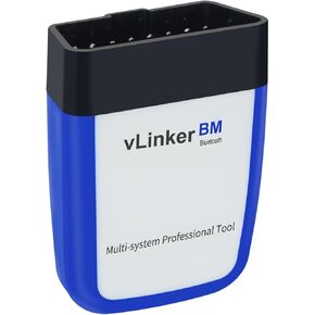 V-gate vLinker BM+ Bluetooth Pro OBD2 Scanner for Car Diagnostic Scan Tool and Check Engine Light Code Reader Wireless OBDII Auto Diagnostic Scanner Tool for iOS, Android and Windows