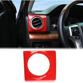 Main Driver's Side Air Outlet Frame Fit for Toyot@ Tundra 2014-2021 Aunginsy Center Console Dashboard Side Air Outlet Cover Frame Trim Car Front Side Air Outlet Vent Frame Trim Interior Accessories