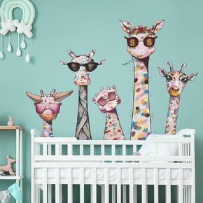 Giant Pandas Wall Decals Cartoon Panda Family on The Tree Branches Wall Stickers DIY Chinese Style Green Trees Bamboo Leaf Wall Art Decor for Child Bedroom Living Room Nursery Playroom DT-1056