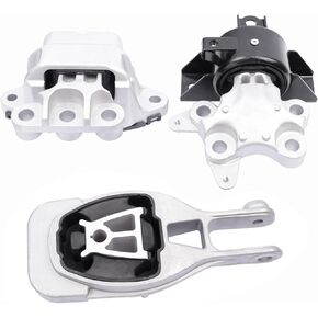 Engine Motor and Transmission Mount Kit Compatible with 2016-2021 Encore & 2017-2021 Trax 1.4L L4 Turbocharged Engine , Repklace OE A5724 95135159 A5726 95248684 A5929 42476586 Set of 3