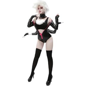 C-ZOFEK Cosplay Costume Black Jumpsuit Full Set Anime Outfits for Women Halloween
