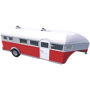 23' Gooseneck Camper Trailer DIY Plans Camping RV Caravan 5th Wheel Build Your Own