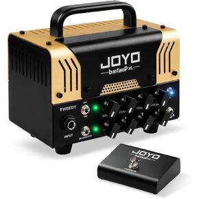JOYO BanTamp Series Mini Amp Head 20 Watt Preamp 2 Channel Hybrid Tube Guitar Amplifier with Bluetooth