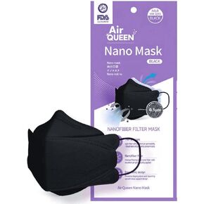 KOREAC_ [Air Queen Nano Mask_Black (20 Count)