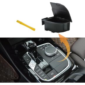 Center Console Organizer for BMW X3 iX3 X4 Accessories,Car Hidden Storage Box for BMW X3 X4 M2 M3 i3 M4 2019-2023 ABS Center Console Organizer Storage Box M3 328i 330i