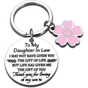 Daughter in Law Gifts from Mother in Law Daughter in-law Birthday Gifts Christmas Stockings Future Daughter in Law Gifts from Mom Dad Valentines Thanksgiving Engagement Gifts for Son on Wedding Day