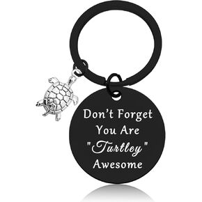 Vadaka Sea Turtle Inspirational Keychain Gift Turtle Lover Gift Jewelry Turtle Decor Encouragement Gifts for Daughter Son