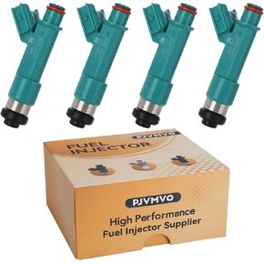 23250-0H030 OE 2.4 حاقن الوقود، متوافق مع/تويوتا 2.4L كامري كورولا Rav4 2006 2007 2008 2009 2010 2011 2012 2013، متوافق مع/Scion tC xB 2005-2015 |12 فتحة| |مجموعة من 4| in Kuwait