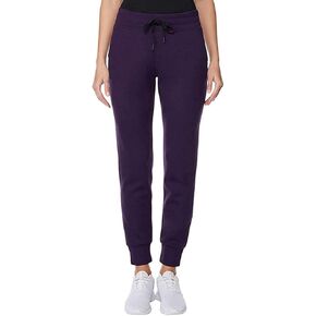 32 Degrees Heat Women's Tech Fleece Jogger Sweatpants - S - Purple