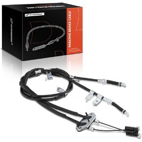 A-Premium Rear Driver or Passenger Side Parking Brake Cable Assembly Compatible with Ford, Lincoln and Mercury Models: Fusion 2007-2012, MKZ 2007-2012, Milan 2007-2011, AWD - Replace# 7E5Z2A815A