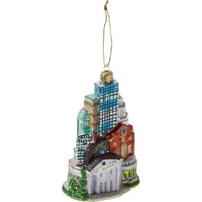 Kurt Adler 5-Inch Glass Boston Cityscape Ornament