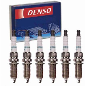 6 pc DENSO Iridium Long Life Spark Plugs compatible with Nissan 370Z 3.7L V6 2009-2016