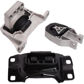 ENA Engine Motor and Trans Mount Set of 3 Compatible with Ford 2013 2014 2015 2016 Escape 2.0L 2.5L L4 Replacement for A5520 A5612 A5631