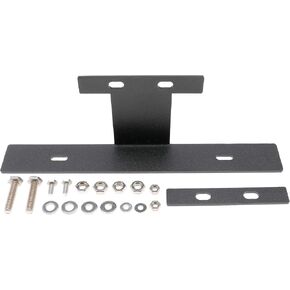 Front License Plate Mount Holder Bumper Tow Hook, Relocator Frame Bracket Mounting Kit for Ford F150 Raptor 2017 2018 2019, No-Drill