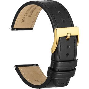 WOCCI Elite Watch Band, Top Grain Leather, Quick Release, Band Width 18mm 20mm 22mm
