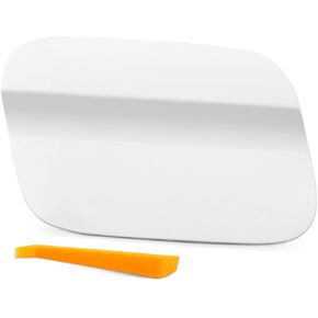 Gas Tank Fuel Filler Door Cap Cover Fit for Volkswagen VW Tiguan 2019 2020 2021 2022 2023, White