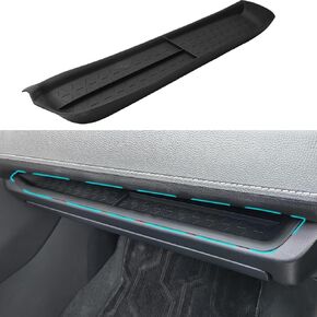 EDBETOS 2024 2025 RAV4 Glove Box Organizer Tray Compatible with Toyota RAV4 2023 2022 2021 2020 2019 Accessories Passenger Storage Insert Mat, Black Original Pattern