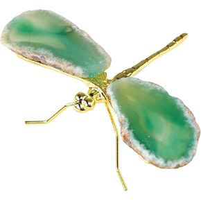 العقيق الأزرق الطبيعي اليعسوب كريستال ديكور 4 في شفاء كريستال العقيق اليعسوب حلية اليدوية ديكور المنزل الهدايا in Kuwait