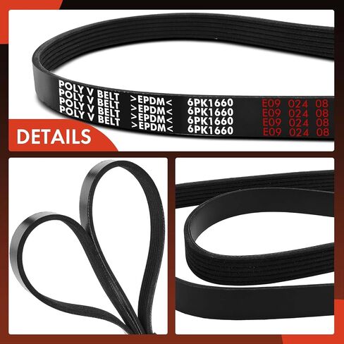 A-Premium Engine Serpentine Drive Belt Compatible with Volkswagen Jetta, Golf, Beetle, 1999 2000 2001 2022 2003, L4 1.9L in Saudi Arabia