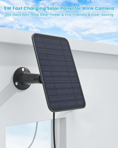 5W Solar Panel Charger Compatible with New Blink Outdoor 4 (4th Gen) Camera, Solar Panel with Battery for Blink Camera Outdoor, with 9.8ft Cable, IP65 Weatherproof, Includes Secure Wall Mount, 3 Pack in Saudi Arabia