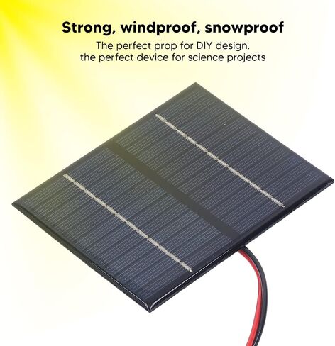 Garosa 1.5W 12V Mini Small Solar Panel Module Micro Solar Panels Photovoltaic Cells Polysilicon Solar Panel for DIY Solar Light Phone Charger Flashlight in Saudi Arabia