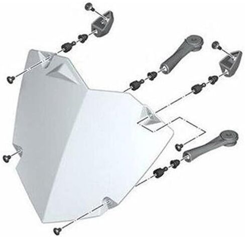 Motorcycle Headlight Guard Protector Cover For BMW R1250GS Adventure R1200GS LC ADV GS R 1200 1250 GSA 2013-2020 2021 2022 2023 (gray) in Saudi Arabia