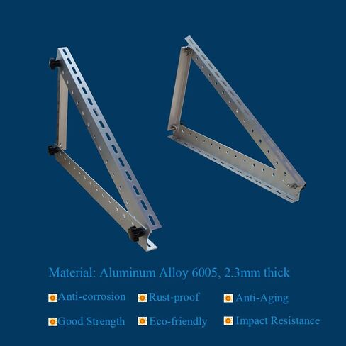 45in Adjustable Solar Panel Tilt Mount Brackets Kit Folding Tilt Legs for RV, Roof, Boat, Any Off-Grid Systems in Saudi Arabia