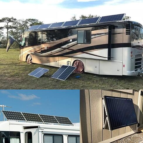 45in Adjustable Solar Panel Tilt Mount Brackets Kit Folding Tilt Legs for RV, Roof, Boat, Any Off-Grid Systems in Saudi Arabia