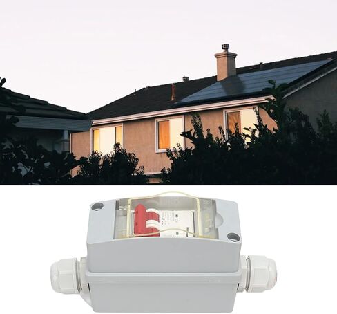 Mini Circuit Breaker, MCB 2P DC 500V 32A PV System DC Disconnect Switch Solar PV System Isolator with IP65 Distribution Box for Solar Panels Grid System (with Cable and PV Connector) in Kuwait