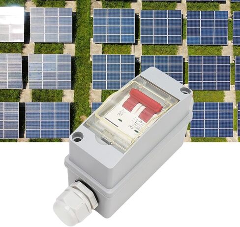 Mini Circuit Breaker, MCB 2P DC 500V 32A PV System DC Disconnect Switch Solar PV System Isolator with IP65 Distribution Box for Solar Panels Grid System (with Cable and PV Connector) in Kuwait