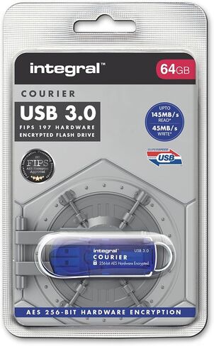 محرك أقراص فلاش USB3.0 مشفر 360 جيجا بايت متكامل (تشفير AES 256 بت) in Kuwait