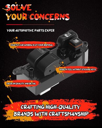 cciyu Master Power Window Switch 8482008010 Front Left Driver Side Window Control Switch Fit for Scion TC 2007-2008, for Toyota Echo 2000-2005, for Toyota for Sienna 1998-2001 in Saudi Arabia