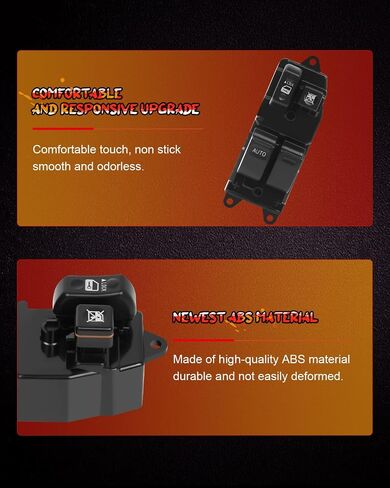 cciyu Master Power Window Switch 8482008010 Front Left Driver Side Window Control Switch Fit for Scion TC 2007-2008, for Toyota Echo 2000-2005, for Toyota for Sienna 1998-2001 in Saudi Arabia
