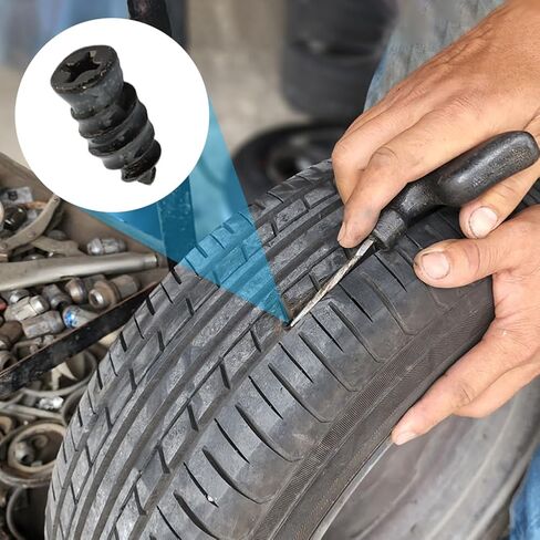 40 قطعة من مسامير إصلاح الإطارات، الخدمة الذاتية لإصلاح الإطارات، مسمار مطاطي لإصلاح الإطارات، للسيارات والدراجات النارية والسيارات والشاحنات والجرار in Kuwait