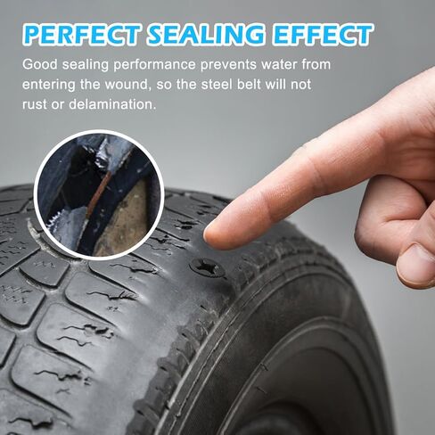 40 قطعة من مسامير إصلاح الإطارات، الخدمة الذاتية لإصلاح الإطارات، مسمار مطاطي لإصلاح الإطارات، للسيارات والدراجات النارية والسيارات والشاحنات والجرار in Kuwait