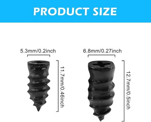 40 قطعة من مسامير إصلاح الإطارات، الخدمة الذاتية لإصلاح الإطارات، مسمار مطاطي لإصلاح الإطارات، للسيارات والدراجات النارية والسيارات والشاحنات والجرار in Kuwait