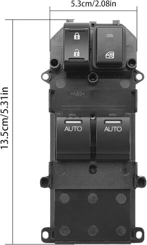 مفتاح رئيسي لنوافذ الطاقة متوافق مع Accord Coupe 2008 2009 2010 2011 2012 مفتاح رئيسي للنافذة الجانب الأيسر للسائق، استبدال تلقائي لأعلى ولأسفل #35760-TE0-A31 35750-TE0-A01 in Kuwait