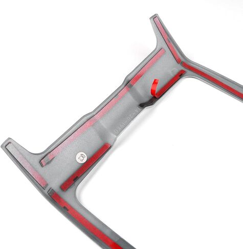 Center Console Front Reading Light Frame Cover Sticker for Porsche Macan/Cayenne/Palamera 2011-2019 Interior Decorative Trim Accessories (Red) in Kuwait