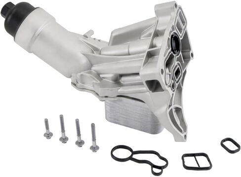 11428596283 غطاء فلتر زيت المحرك الألومنيوم مع حشية متوافق مع BMW 230i xDrive 320i 330e 330i 430i xDrive 530e 530i 740e X3 X4 2.0L 2016-2021 in Kuwait