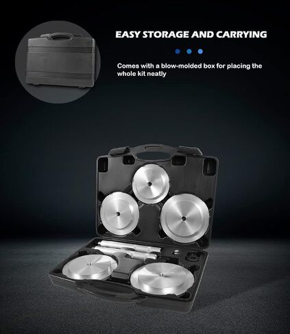 Yoursme 61850 Truck Hub Seal Installer Kit, Heavy Duty Seal Drivers Set for Size Seals for Class 7 8 Trucks, Trailers and Some Medium Duty Trucks in Saudi Arabia