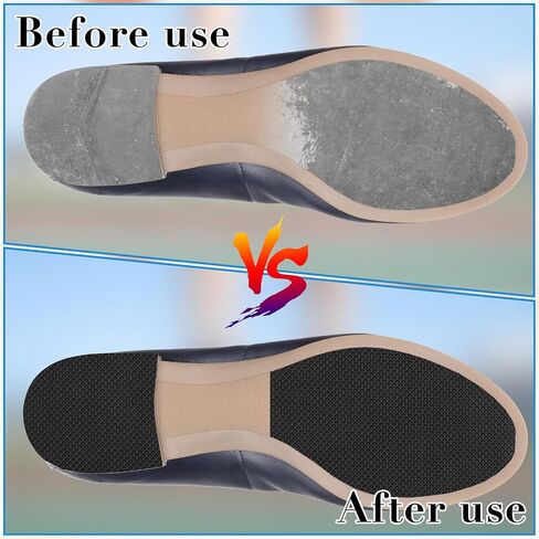 6 Pcs Shoe Sole Protector for High Heels Black Shoes Heel Pads Soft Rubber Shoe Bottom Grips Pads Accessories Can Be Cropping Non Slip Self Adhesive Sole Guard Inserts for Women Boots in Saudi Arabia