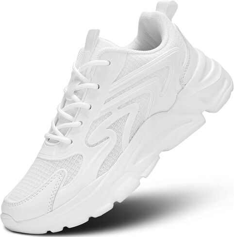 Womens Walking Shoes Casual Running Tennis Gym Sneakers Lightweight Breathable Mesh Workout Sports Soft Sole in Saudi Arabia